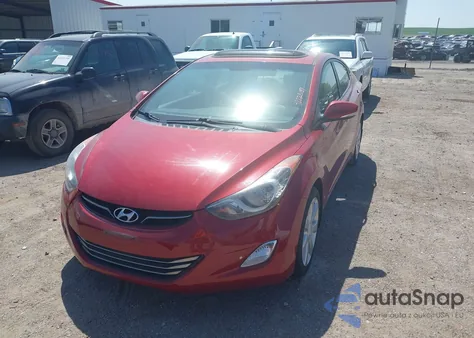 2012 Hyundai Elantra Limited (Ulsan Plant) из США, поврежденный, VIN KMHDH4AE8CU449009
